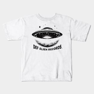 DEF ALIEN INVASION RETRO LOGO 1 Kids T-Shirt